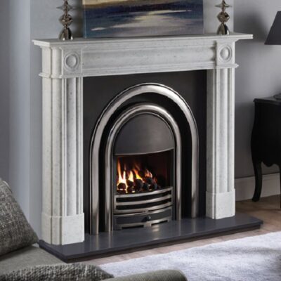 Hogarth Carrara Marble Mantel