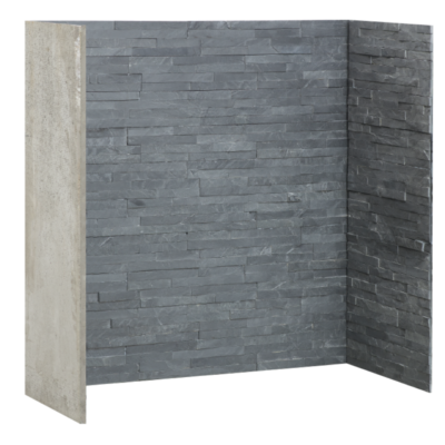 Riven Slate Stove & Fireplaces Chamber.