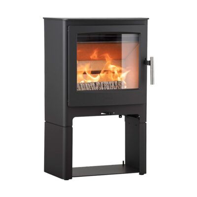 Ambition 8 Stove with Log Store By Heta