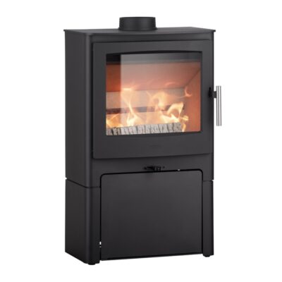Ambition 8 Stove with Log Store + Door By Heta
