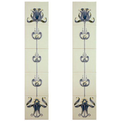 Tulip Tiles Tube Line Tiles In Blue