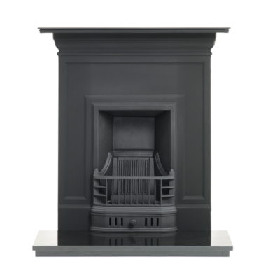 The Oakley Black Combination Fireplace