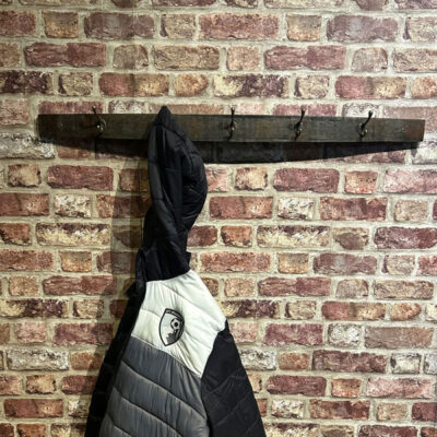Rustic Handmade Oak Whisky Barrel Stave Coat Hook