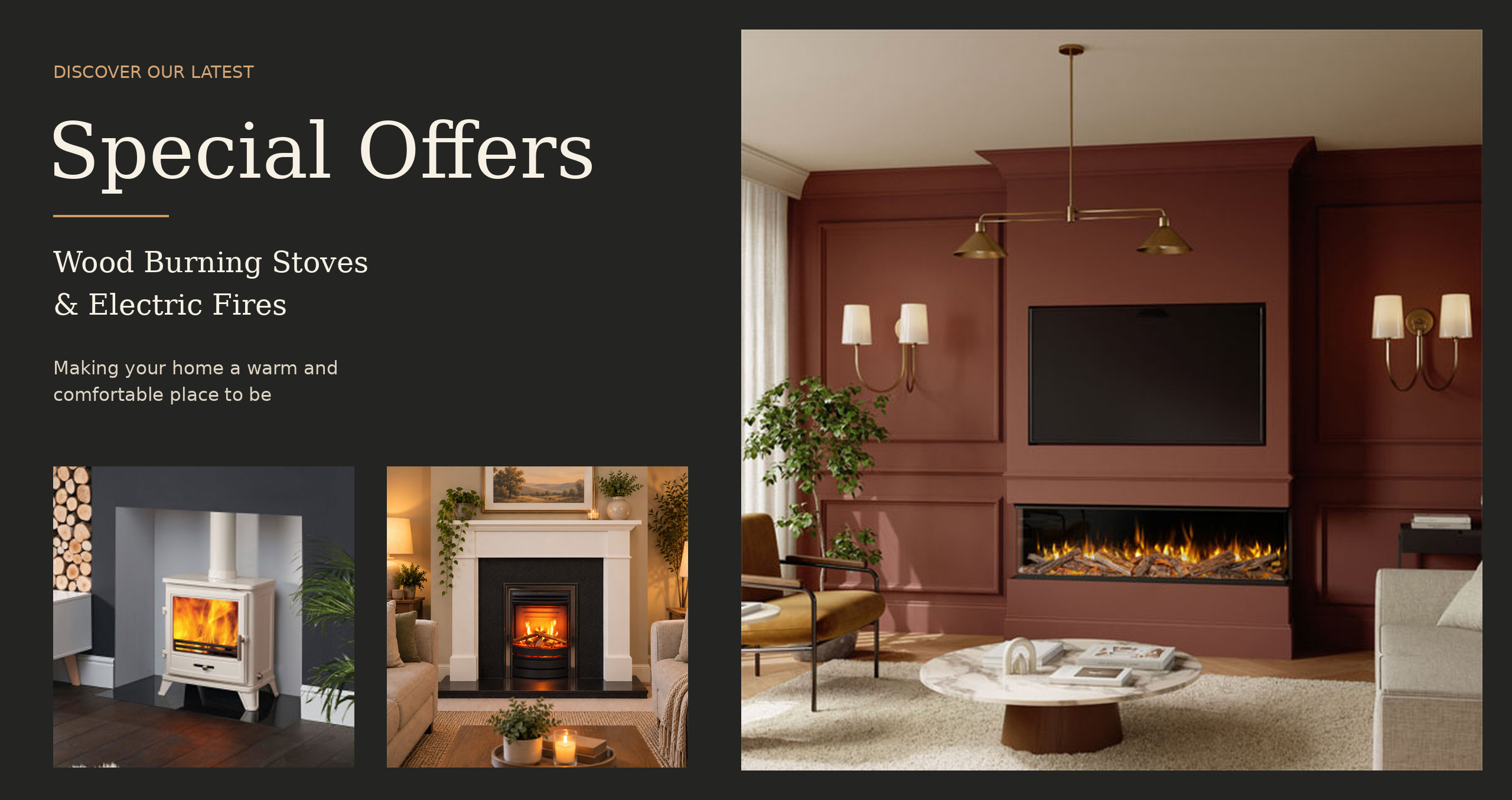 Special-Offers-Premium-Homepage special offer on stove and electric fireplaces
